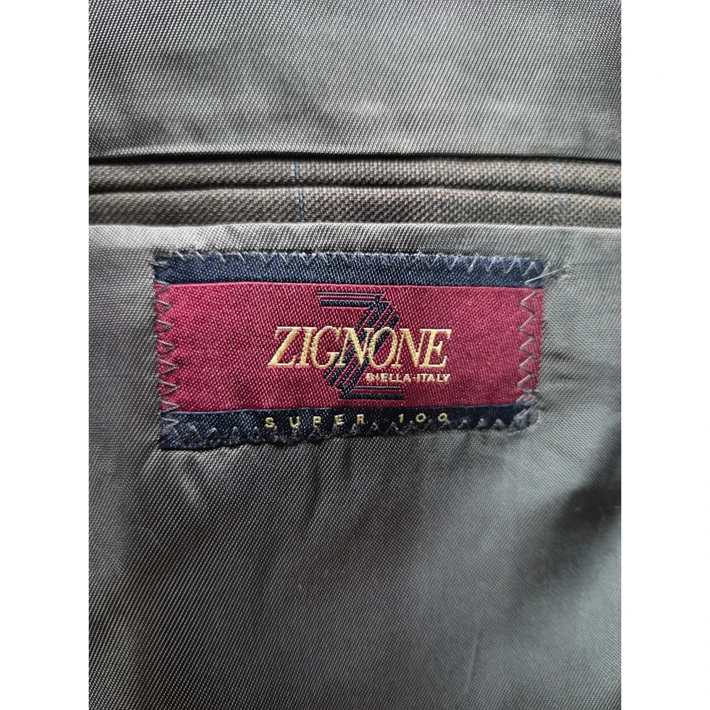 Pronto Uomo 41R Taupe Check Wool Blazer Mens 3 Button Sport Coat Italy H601